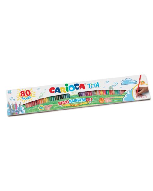 CARIOCA Tita Maxi Rainbow Set 80 Pcs