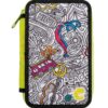 CARIOCA 3 Zipper Filled Pencil Case - Peace
