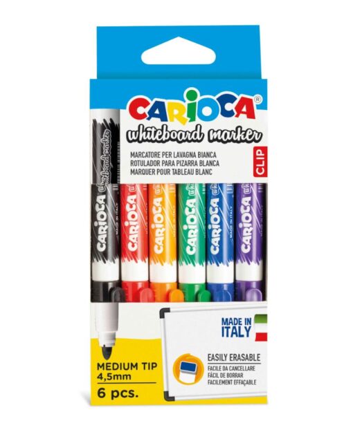 CARIOCA Clip Wb 4.5Mm Pk Of 6