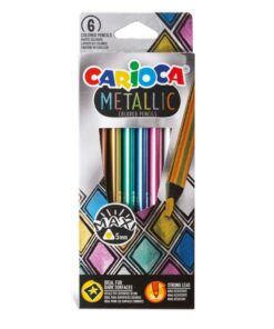 CARIOCA Metallic Maxi Coloring Pencils Set Of 12
