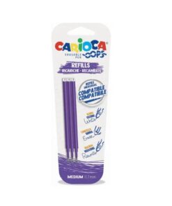 CARIOCA Oops Refill Blister 3Pcs Purple