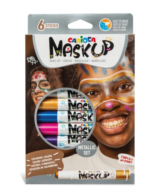 CARIOCA Mask Up Metalic Set Pk Of 6