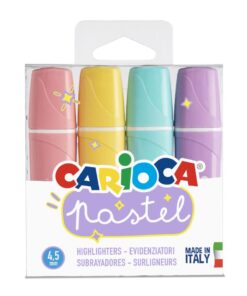 CARIOCA Pastel Highlighter Pack Of 4