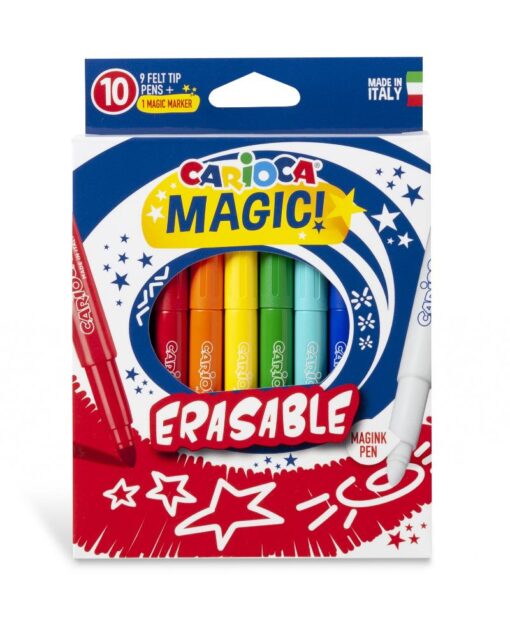 CARIOCA Magic Erasable Coloring Pen Set Of 10