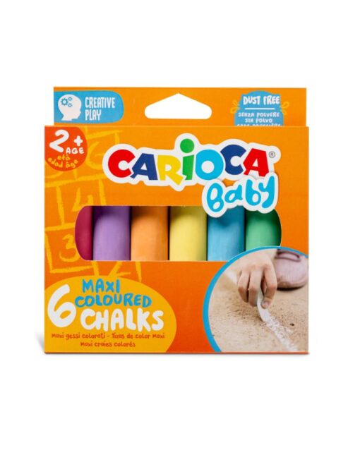 CARIOCA Baby Maxi Chalks Set Of 6 Pcs