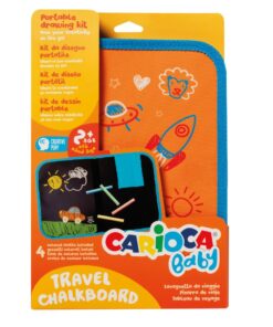 CARIOCA Baby Travel Chalkboard+4 Colored Chalks