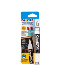 CARIOCA Chalk Marker White In Blister