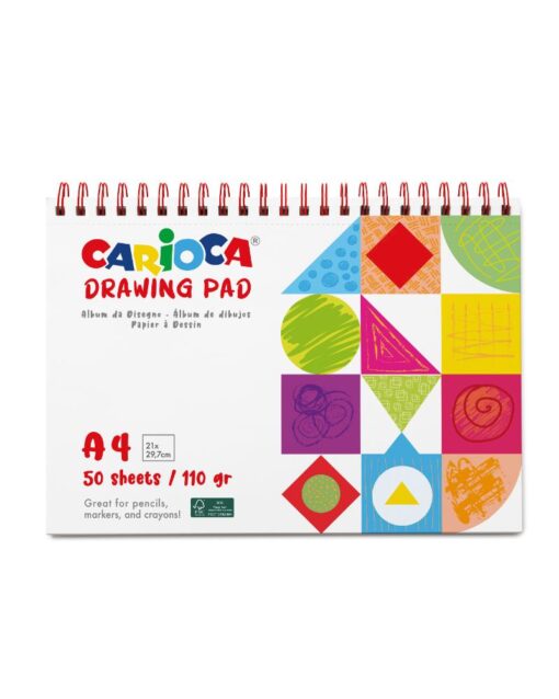 CARIOCA Drawing Pad A4 50 Sheets