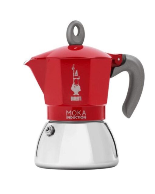 BIALETTI Moka Induction 2 Cups Red Color