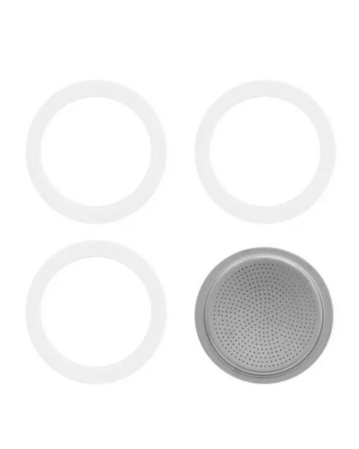 BIALETTI Espresso Gasket (set of 3) & Filter Plate