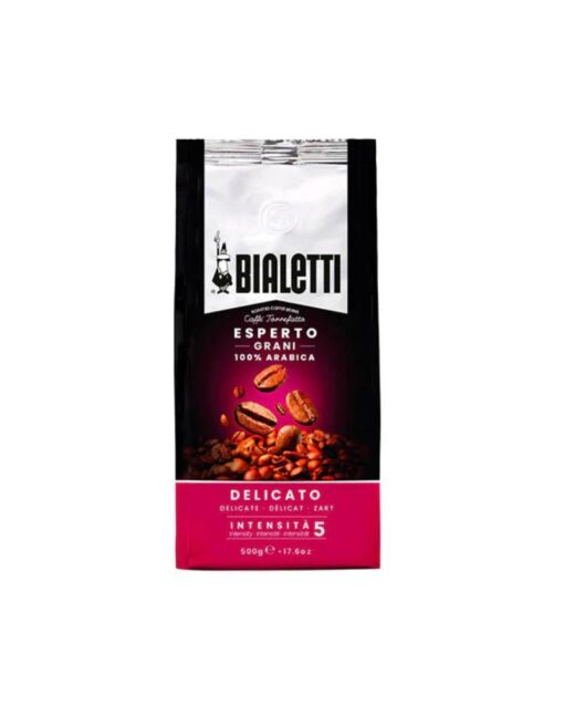 BIALETTI Roasted Coffee Bean Delicato 500g