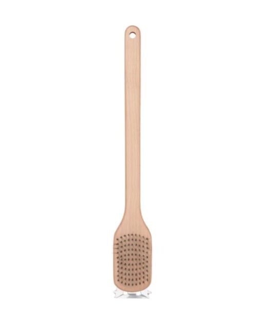 IKEA GRILLTIDER Barbecue Grill Cleaning Brush Stainless Steel/Beech 42cm