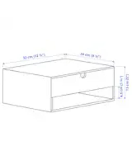 IKEA HÄSTVISKARE Mini Chest Of Drawers Oak effect 32x24 cm - Image 6