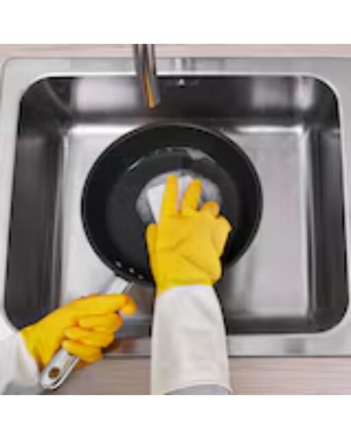 IKEA RINNIG Cleaning Gloves Bright Yellow/Off-White - Image 3