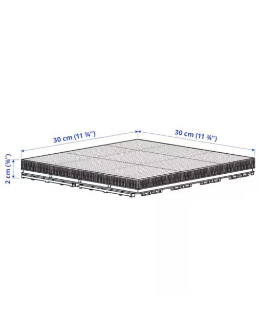 IKEA RUNNEN Floor Decking Outdoor Artificial Grass 0.81 m² - Image 2