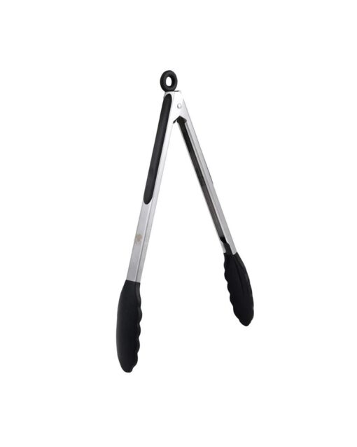 MASTERPRO Stainless Steel And Silicone Kitchen Tong 30.5Cm