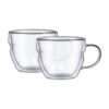 MASTERPRO Set Of 2 380Ml Glass Cups
