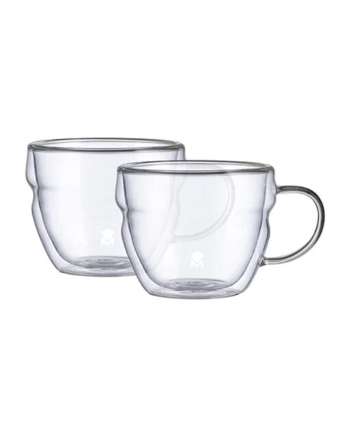 MASTERPRO Set Of 2 380Ml Glass Cups