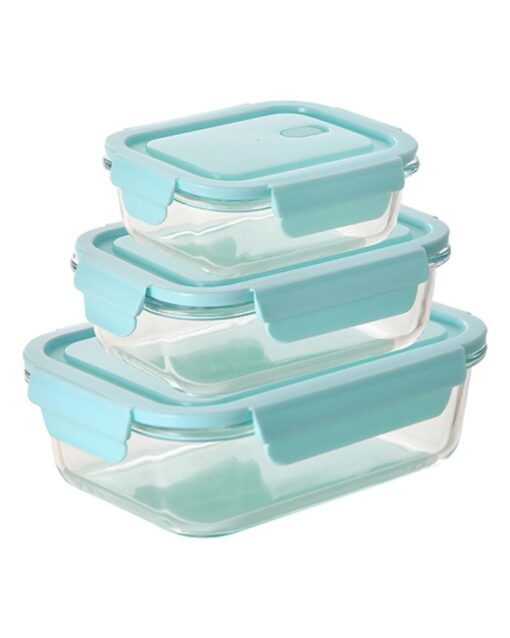 SAN IGNACIO Set Of 3 Rectangular Food Container