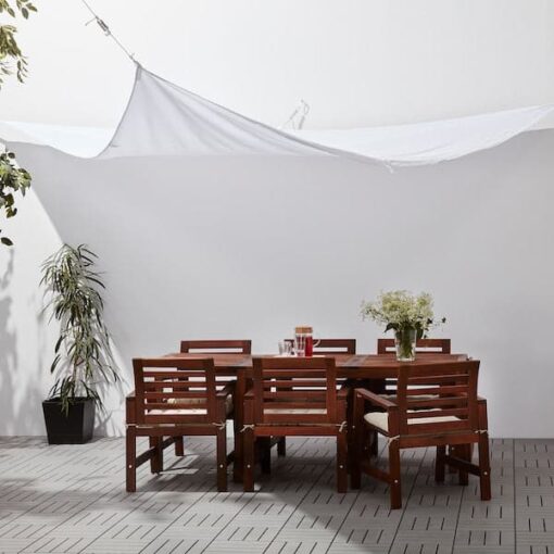 IKEA DYNING Canopy Wedge-Shaped/White 360 cm - Image 3