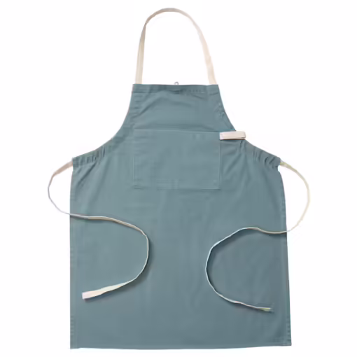 IKEA GRILLTIDER Grey-Turquoise Apron 67x85 cm
