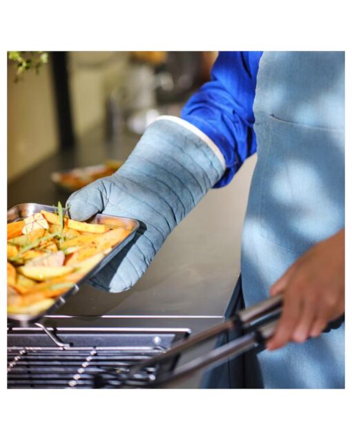 IKEA GRILLTIDER Grey-Turquoise Oven Glove - Image 4