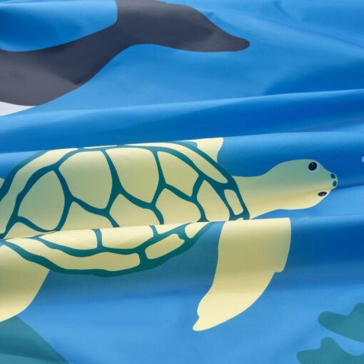 IKEA KURA Bed Tent Ocean Animals Pattern - Image 4