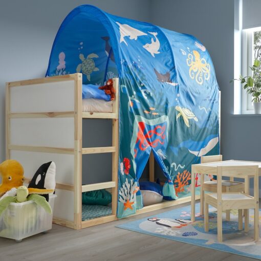 IKEA KURA Bed Tent Ocean Animals Pattern - Image 2