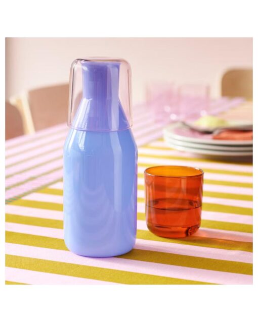 IKEA TESAMMANS Blue Carafe 1L - Image 4