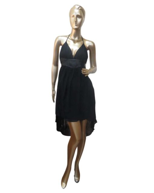 Halter Dress with Satin Waistband - Image 6