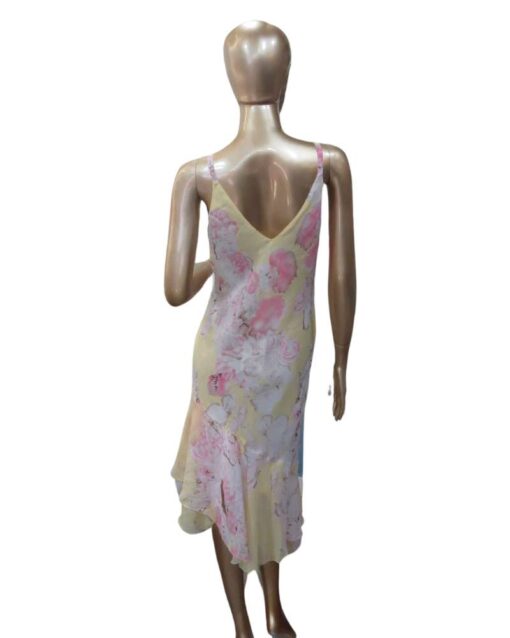 Yellow Floral Maxi Dress with Soft Layers - Image 2