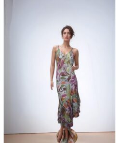 Multicolor Floral Maxi Dress with Soft Layers