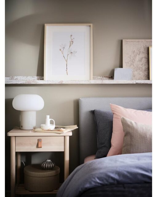 IKEA DEJSA Table Lamp Beige/Opal White Glass 28 cm - Image 4