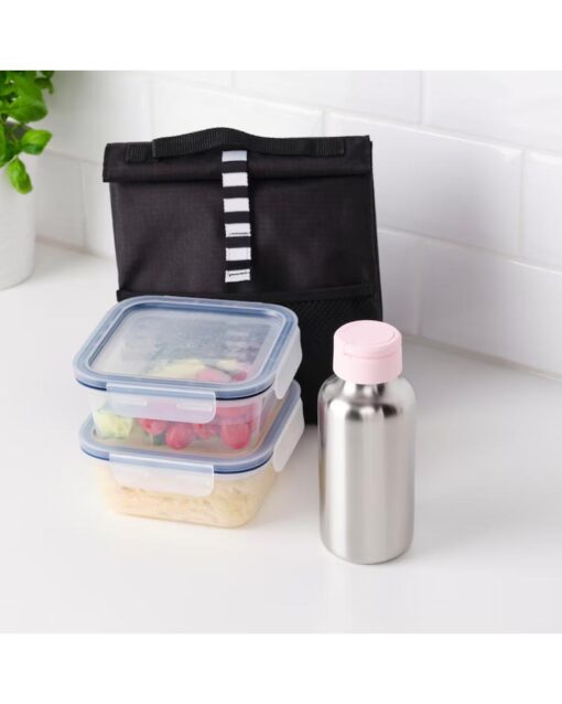 IKEA ENKELSPÅRIG Water Bottle Stainless Steel Light Pink 0.5 L - Image 2