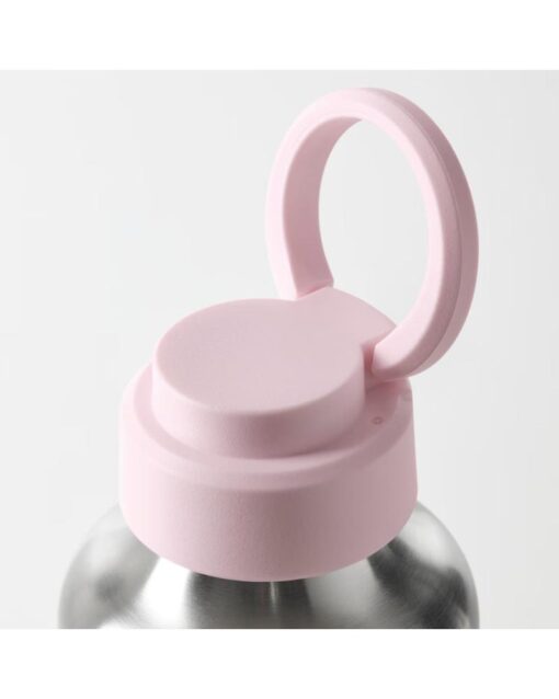 IKEA ENKELSPÅRIG Water Bottle Stainless Steel Light Pink 0.5 L - Image 3
