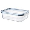 IKEA 365+ Food Container with Lid Rectangular Plastic 1.0 L