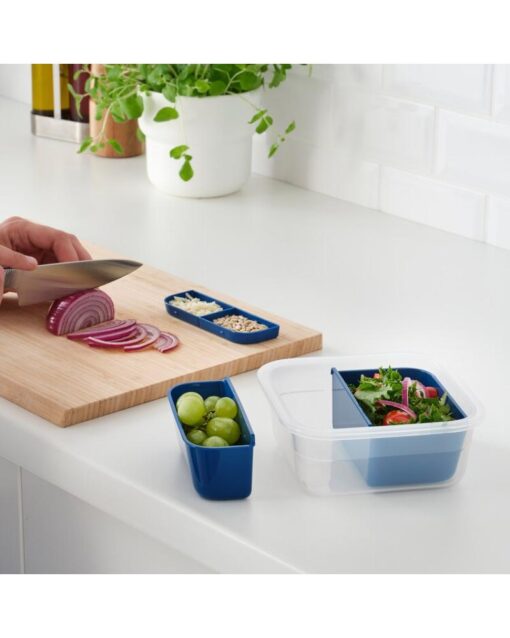 IKEA Insert for Food Container Set of 2 Dark Blue - Image 2