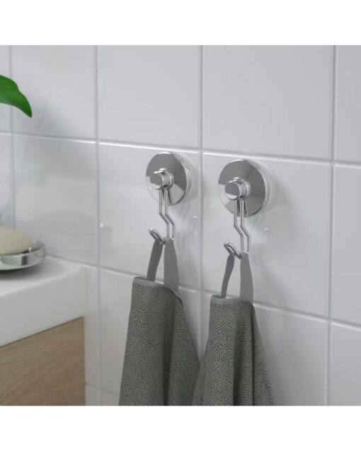 IKEA KROKFJORDEN Hook with Suction Cup Zinc Plated - Image 3