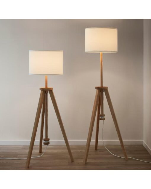IKEA LAUTERS Floor Lamp Ash/White - Image 4