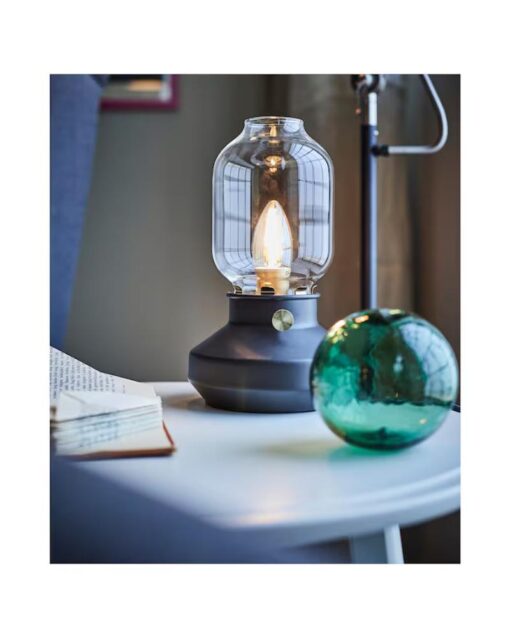 IKEA TÄRNABY Table Lamp Dimmable Anthracite 25 cm - Image 5