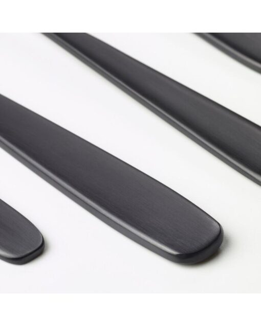 IKEA TILLAGD 24-Piece Cutlery Set Black - Image 3