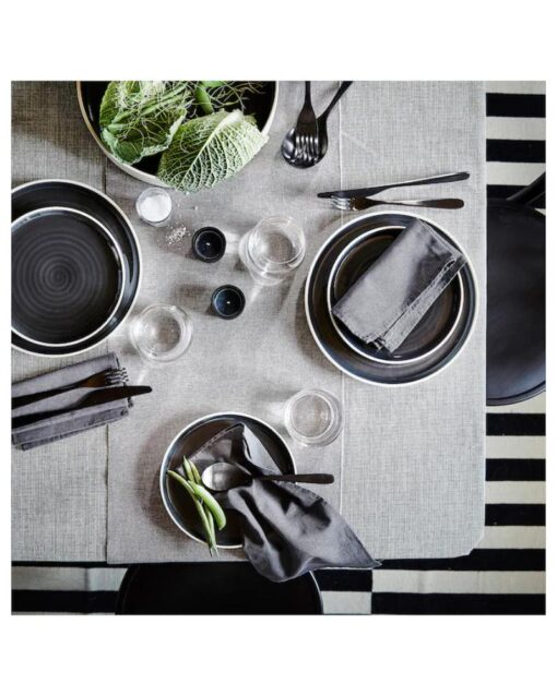 IKEA TILLAGD 24-Piece Cutlery Set Black - Image 6