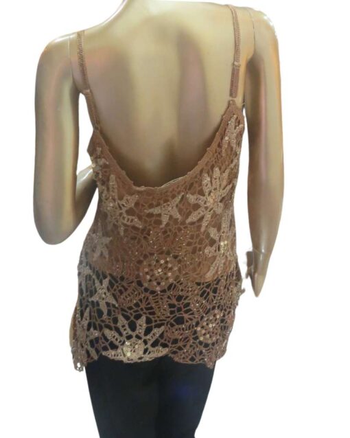 Lace Overlay Cami Top - Image 2