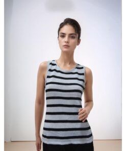 Striped Sleeveless Top