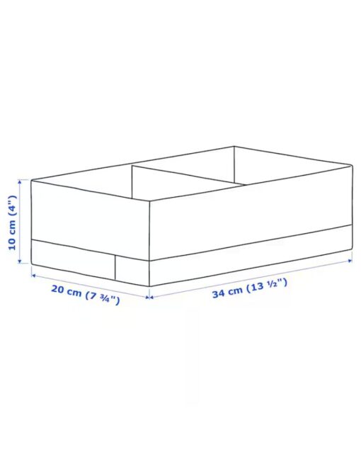 IKEA STUK Box with Compartments White 20x34x10 cm - Image 9