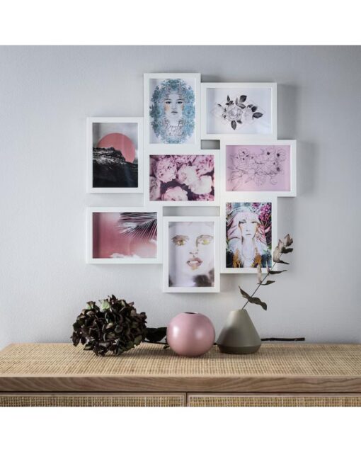 IKEA VÄXBO Collage Frame for 8 Photos White 13x18 cm - Image 2