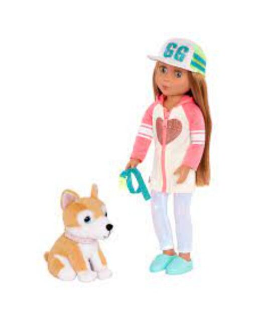 GLITTER GIRLS 35cm Posable Doll And Pet Dog Plush - Tavi And Nougat - Image 3