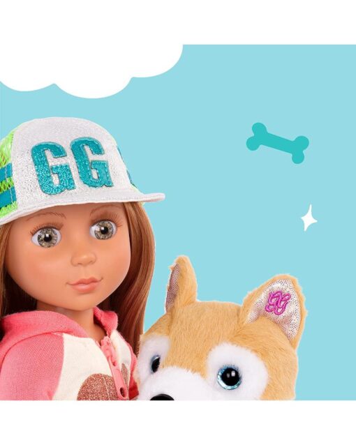 GLITTER GIRLS 35cm Posable Doll And Pet Dog Plush - Tavi And Nougat - Image 5