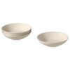 IKEA FÄRGKLAR Deep Plate Glossy Beige 19 cm