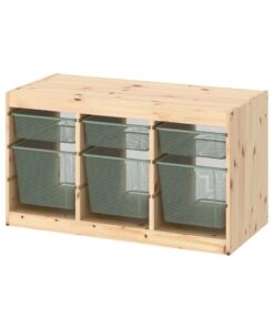 IKEA TROFAST Storage Combination with Boxes 93x44x52 cm
